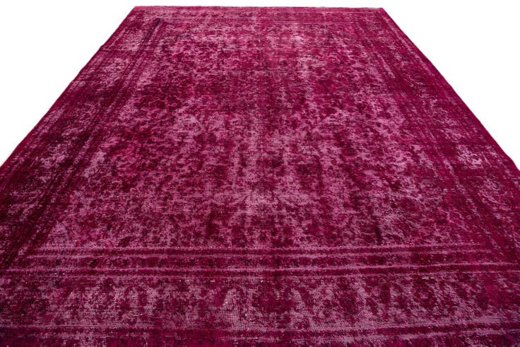 Detail image of 9' 6 x 12' 6 Hand Knotted Ultra Vintage Persian Wool Rug