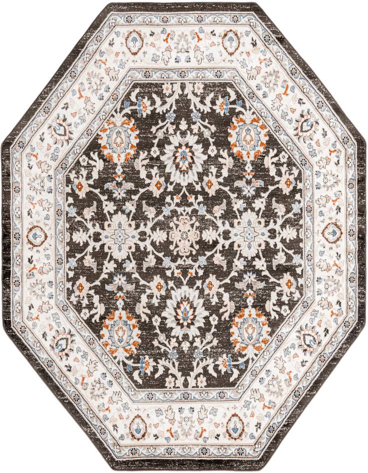 Detail image of 7' 10 x 7' 10 Charlotte Octagon Rug