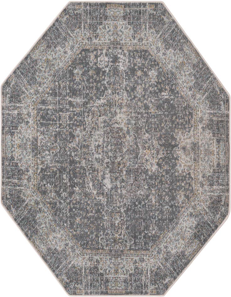 Detail image of 4' 3 x 4' 3 Havana Octagon Rug