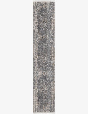Fume Gray Santiago Runner Rug