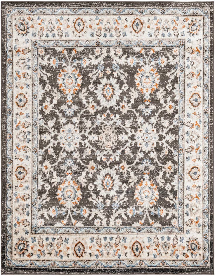 Detail image of 5' 3 x 5' 3 Charlotte Square Rug