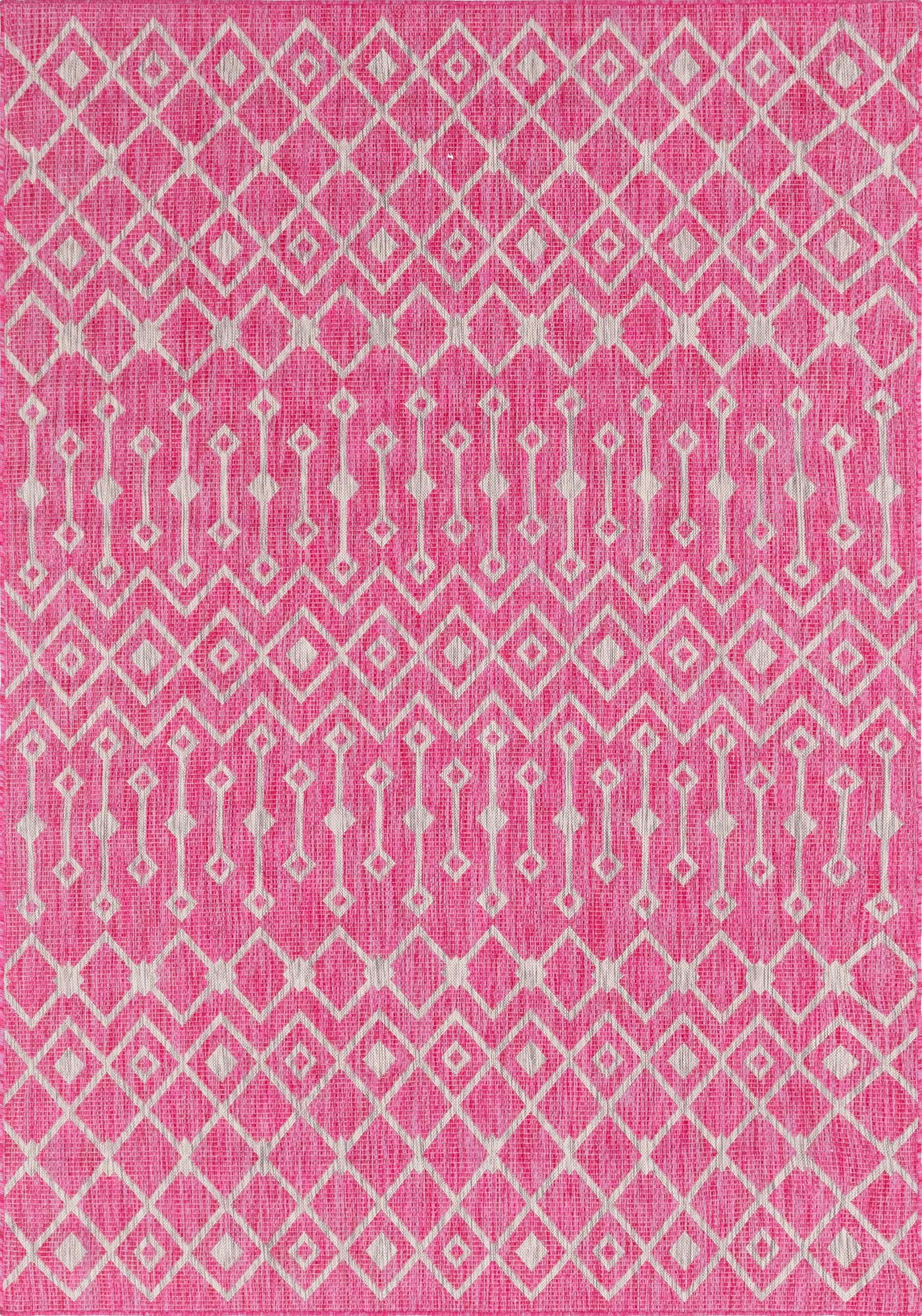 6' x 9' Easy-Clean Lattice Indoor / Outdoor Rug
