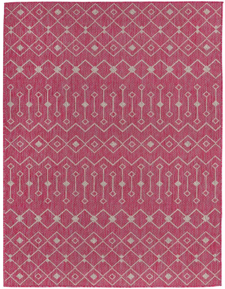 Detail image of 5' 3 x 8' Easy-Clean Lattice Indoor / Outdoor Rug