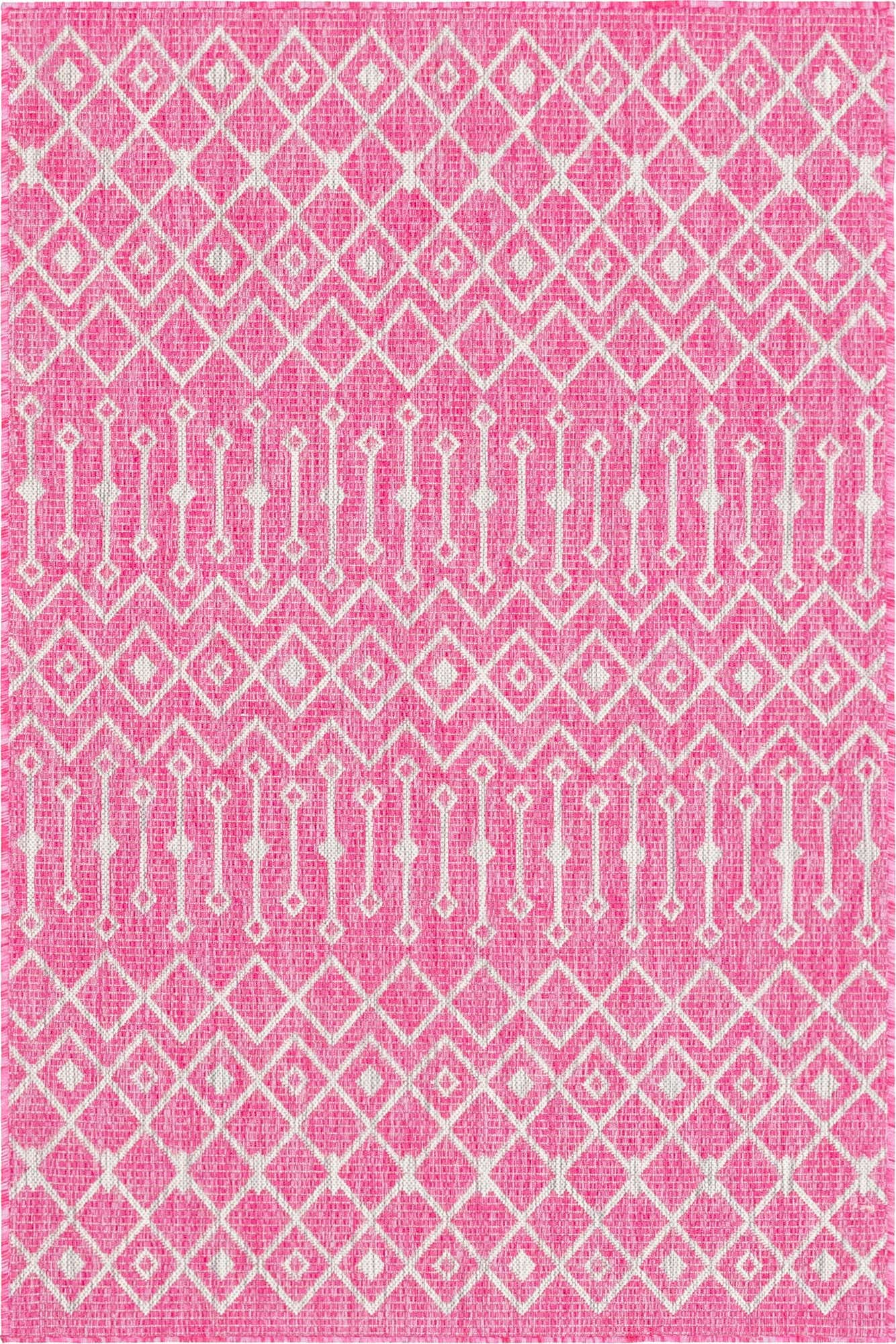 4' x 6' Easy-Clean Lattice Indoor / Outdoor Rug