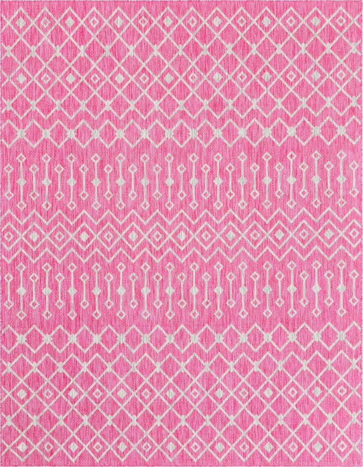 Detail image of 9' x 12' Easy-Clean Trellis Indoor / Outdoor Rug