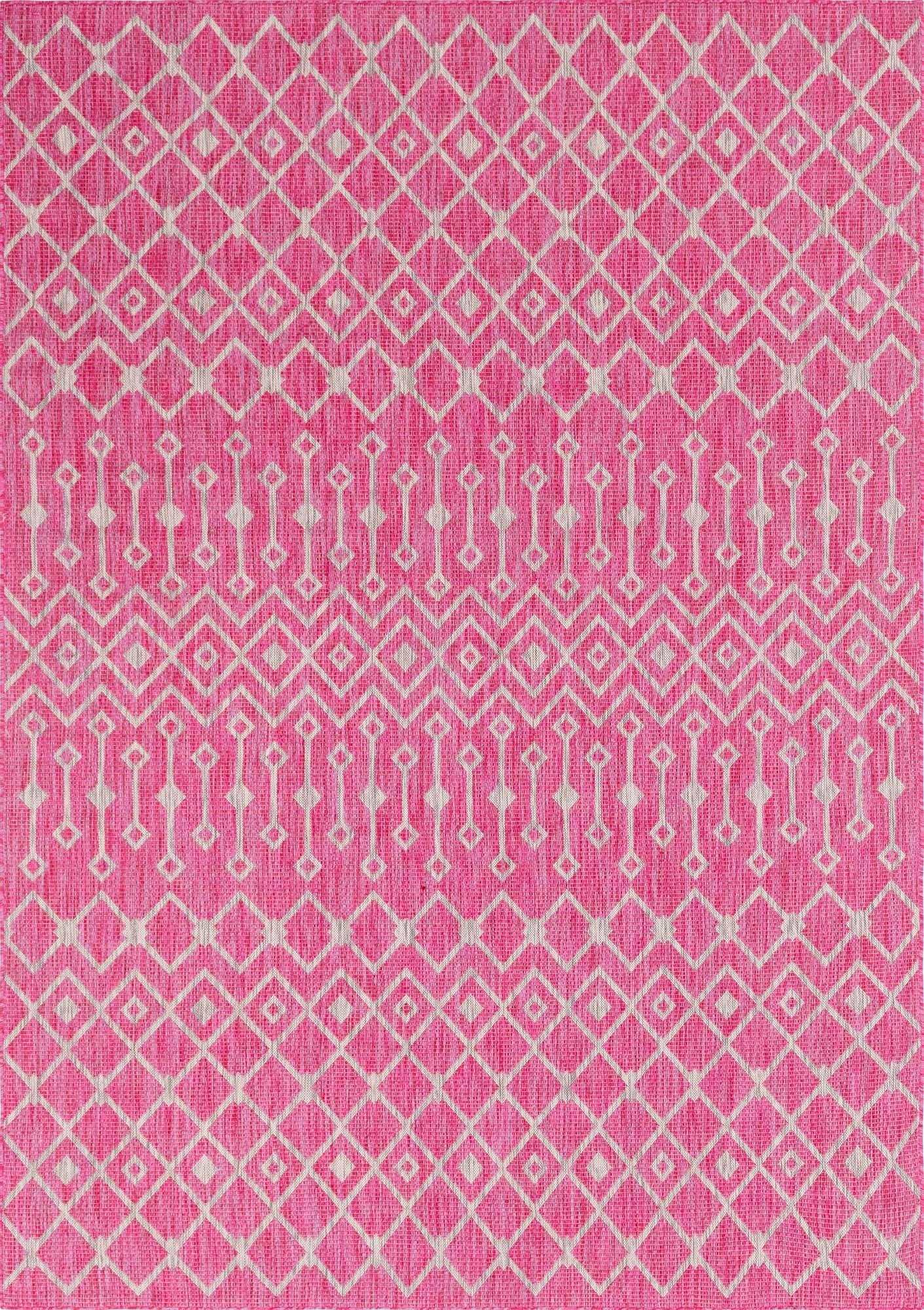 7' 10 x 11' Easy-Clean Trellis Indoor / Outdoor Rug