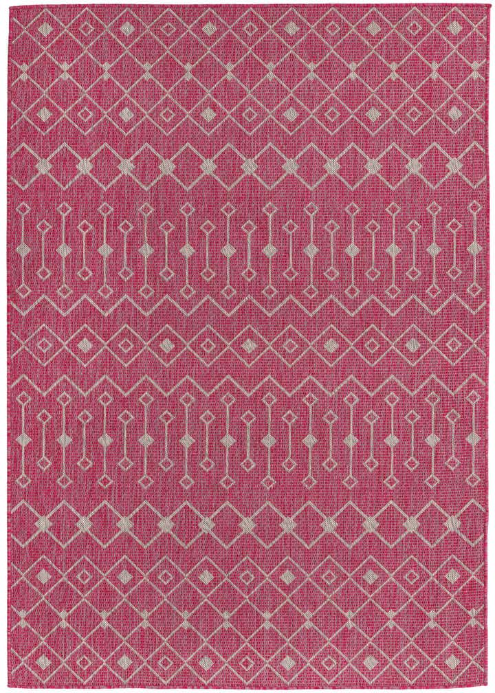 5' 3 x 8' Easy-Clean Trellis Indoor / Outdoor Rug