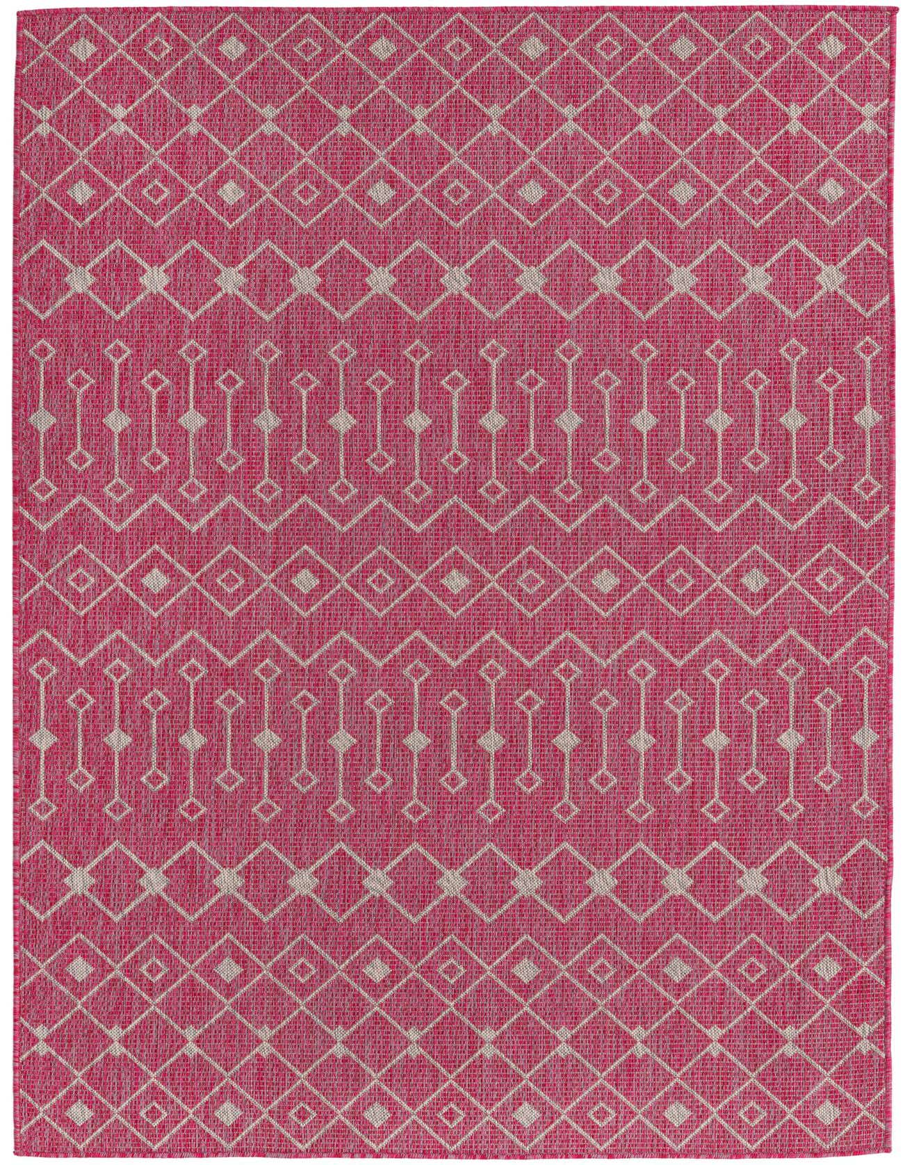 5' 3 x 8' Easy-Clean Trellis Indoor / Outdoor Rug