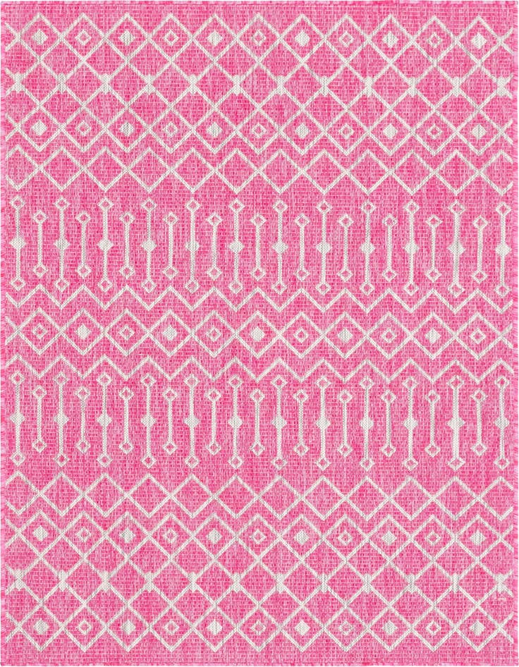 Detail image of 4' x 6' Easy-Clean Trellis Indoor / Outdoor Rug