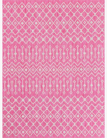 9' x 12' Easy-Clean Trellis Indoor / Outdoor Rug