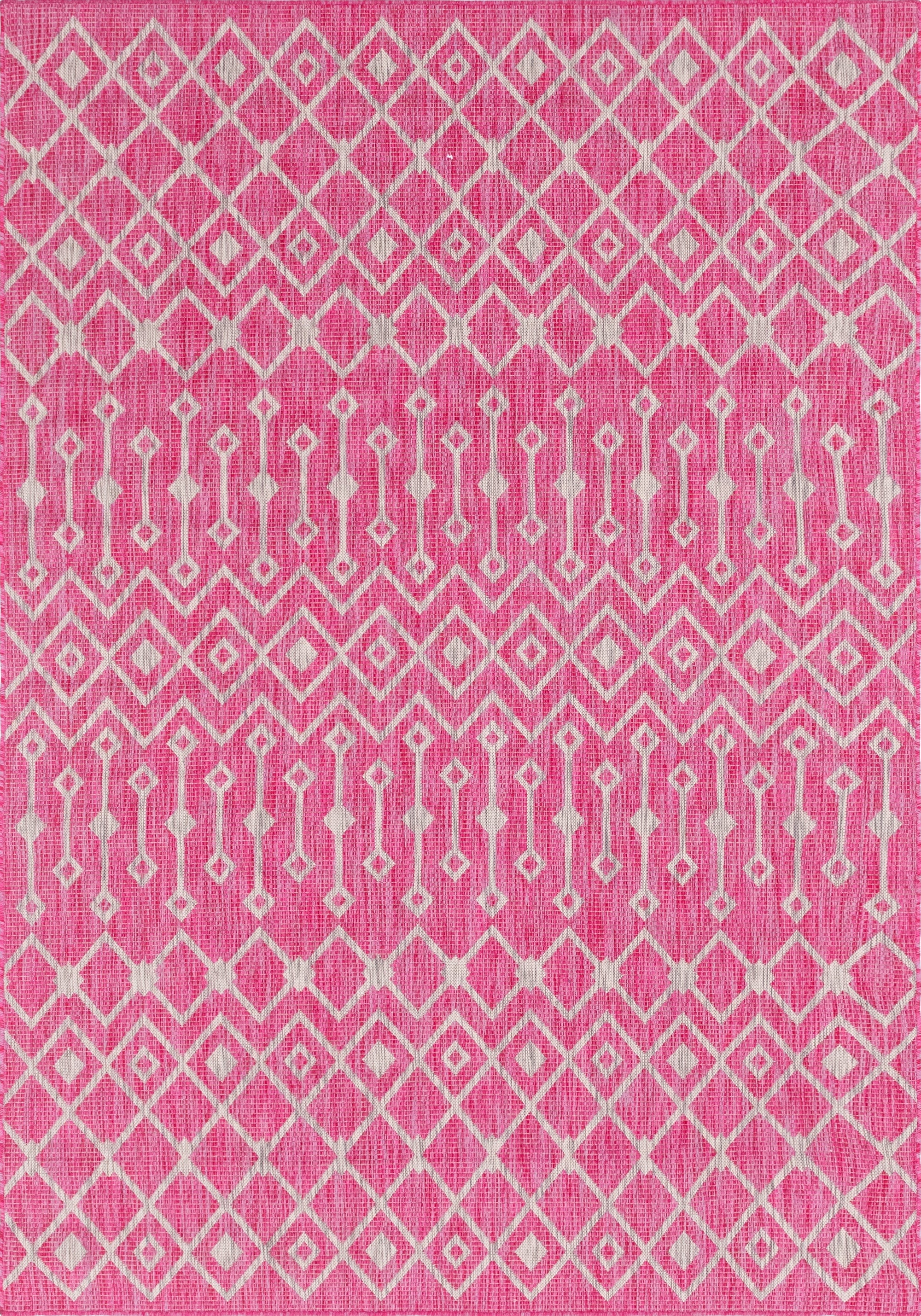 6' x 9'  Washable Trellis Indoor / Outdoor Rug