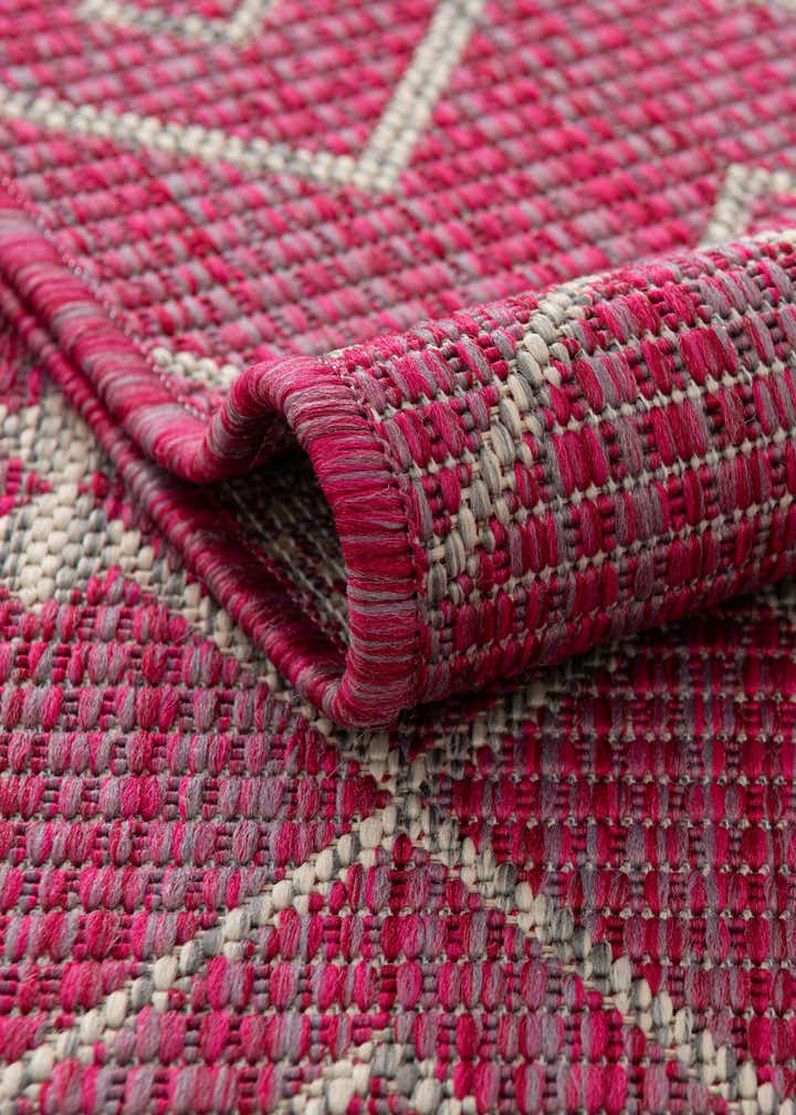 4' x 4' Easy-Clean Lattice Indoor / Outdoor Round Rug