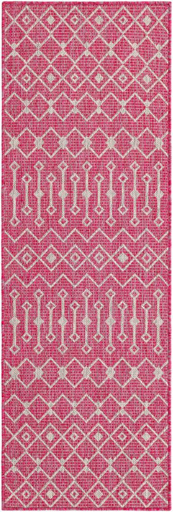 2' x 6' Easy-Clean Trellis Indoor / Outdoor Runner Rug