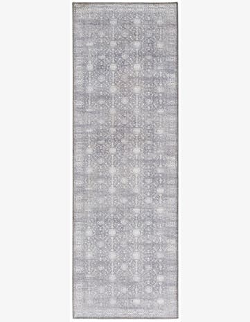 Garrison · Border Washable Rug, gray