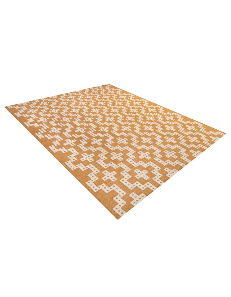 Detail image of 10' x 14' 1  Hand Woven Kilim Wool Rug