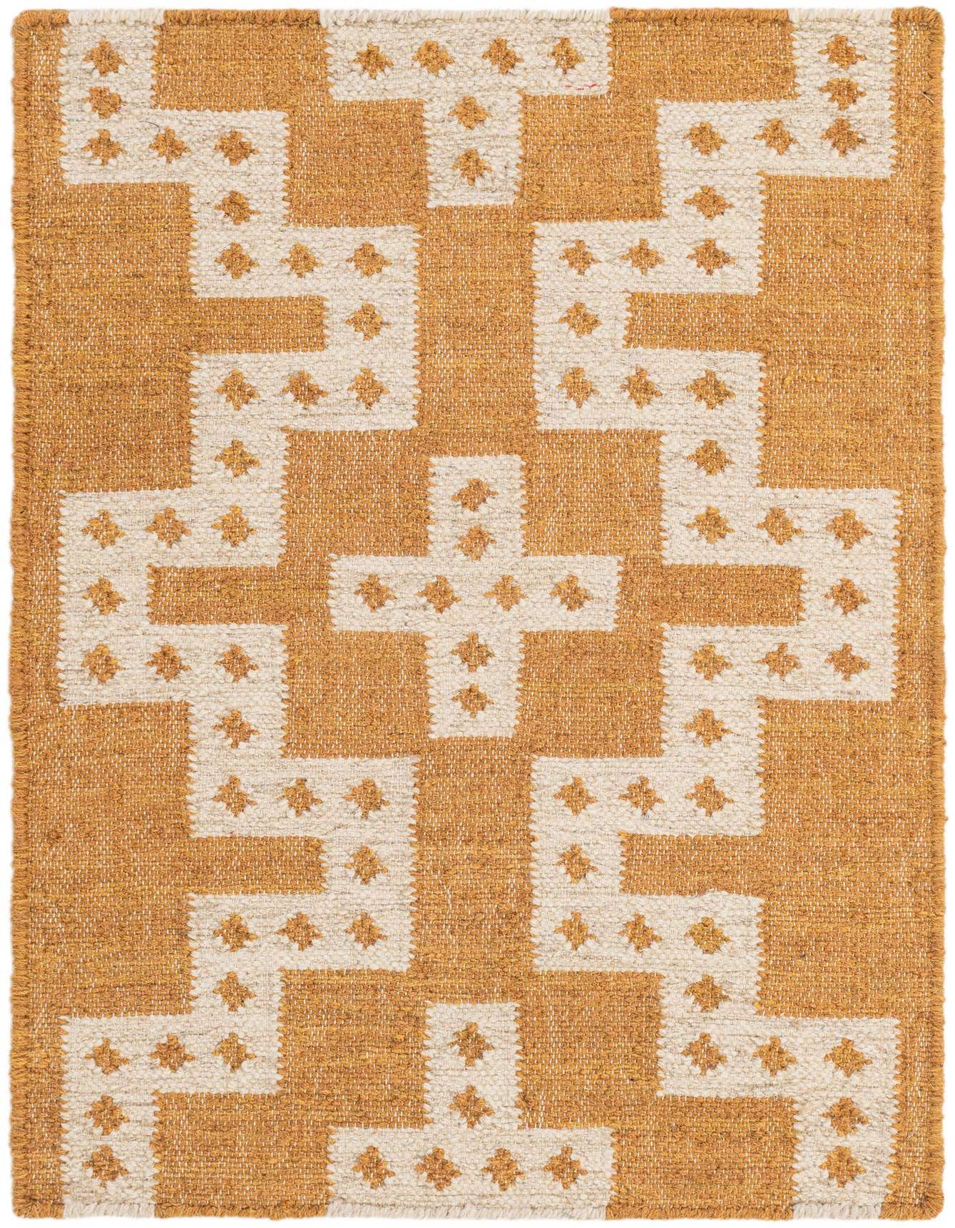 2' x 3' 1 Hand Woven Kilim Wool Rug