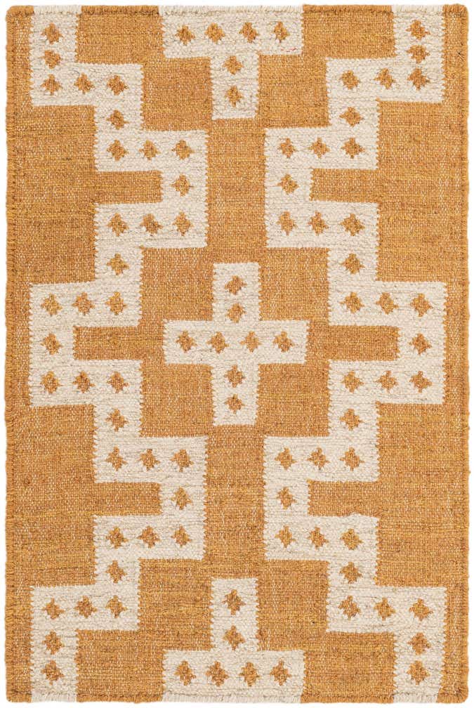 2' x 3' 1 Hand Woven Kilim Wool Rug