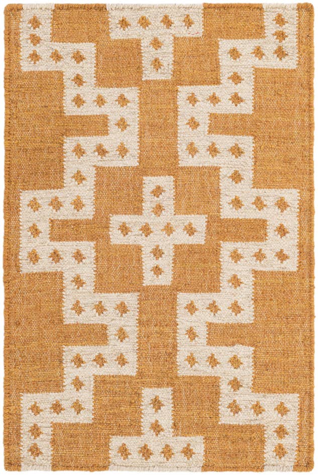 Detail image of 2' x 3' 1 Hand Woven Kilim Wool Rug