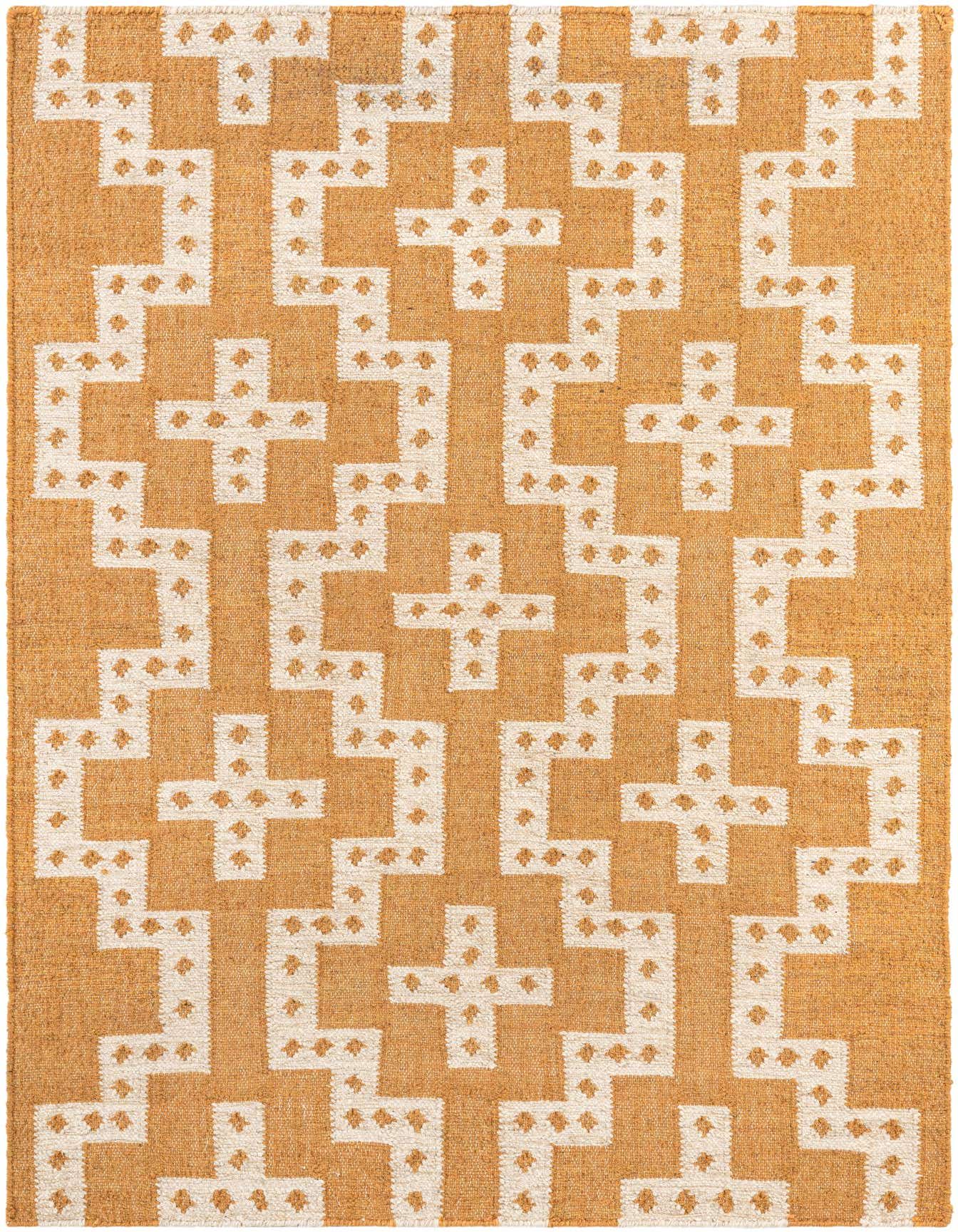 4' 1 x 6' 1 Hand Woven Kilim Wool Rug