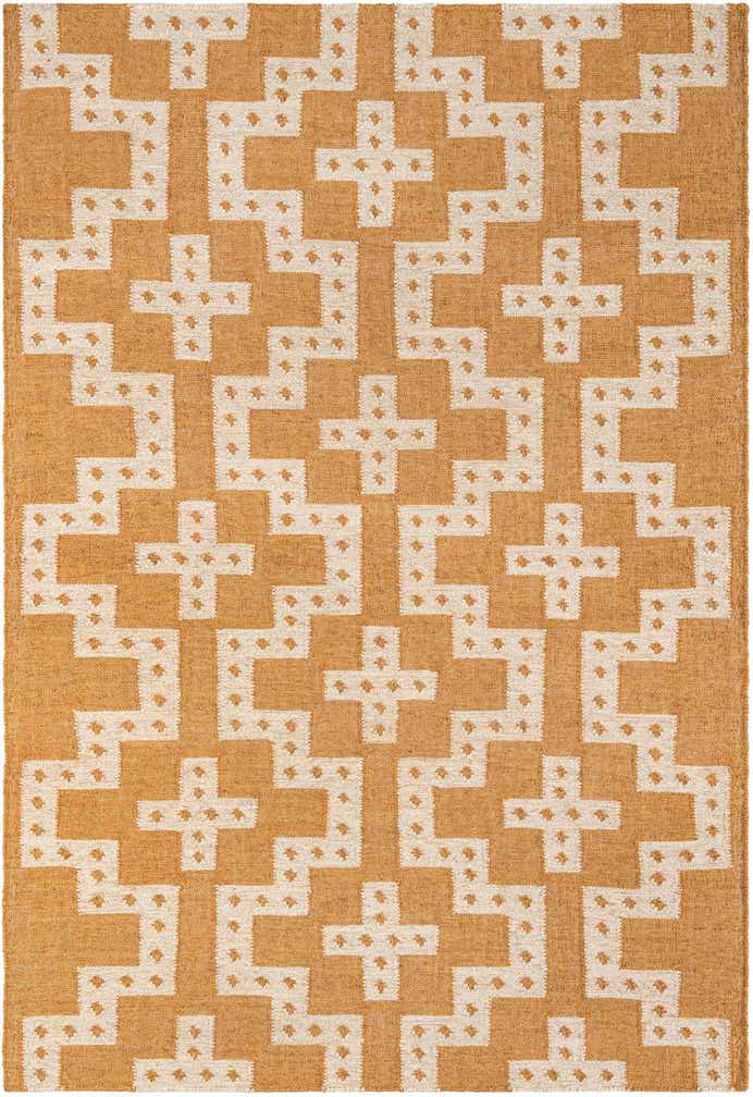5' 1 x 8' Hand Woven Kilim Wool Rug