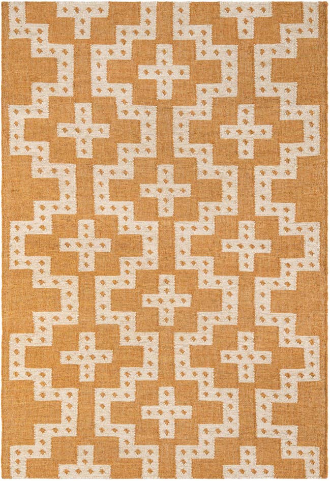 Detail image of 5' 1 x 8' Hand Woven Kilim Wool Rug