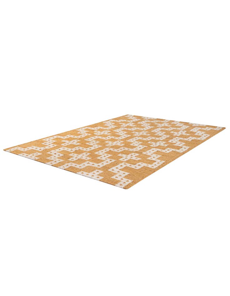 Detail image of 5' 1 x 8'  Hand Woven Kilim Wool Rug