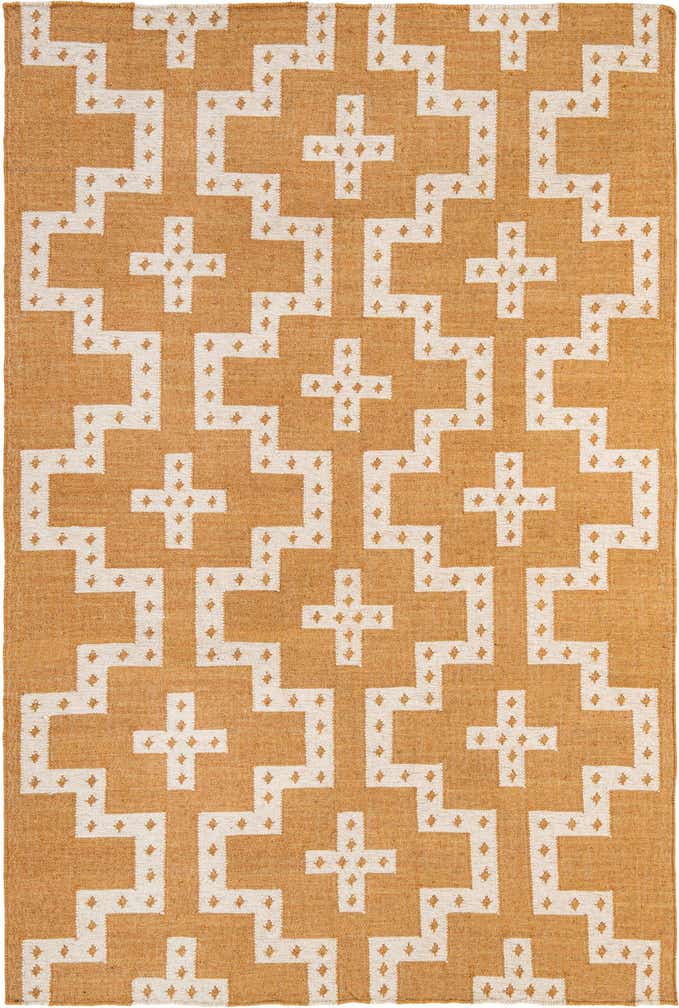 6' 1 x 9' Hand Woven Kilim Wool Rug