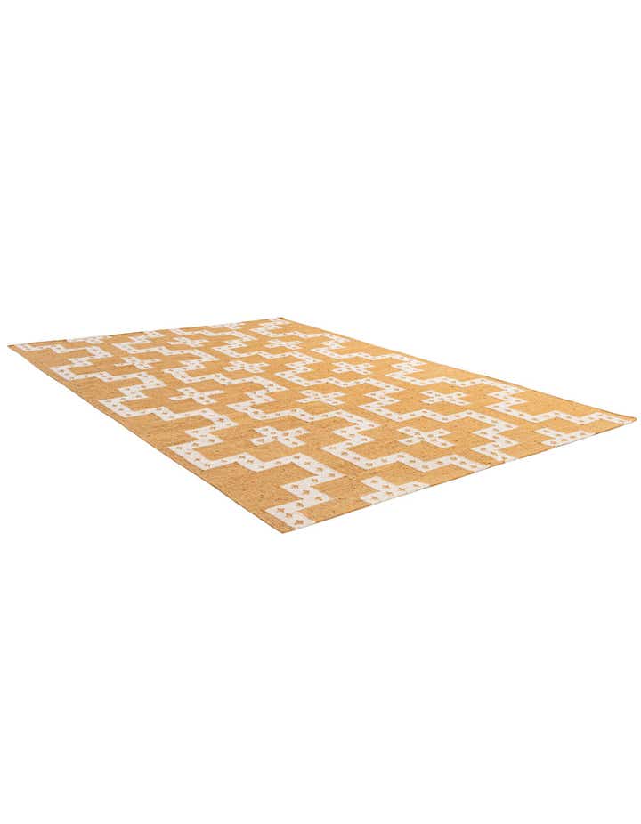 6' 1 x 9' Hand Woven Kilim Wool Rug