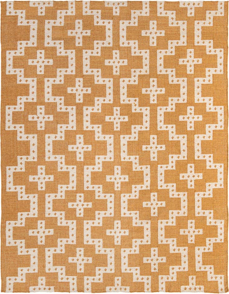 Detail image of 7' 10 x 10' Hand Woven Kilim Wool Rug