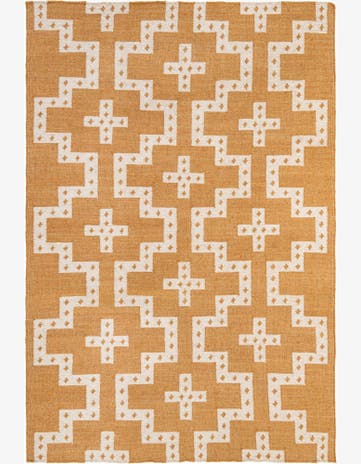 6' 1 x 9' Hand Woven Kilim Wool Rug