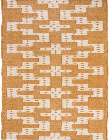 Detail image of 2' 7 x 12' Hand Woven Kilim Wool Runner Rug