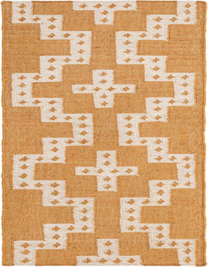 Detail image of 2' x 6' 1 Hand Woven Kilim Wool Runner Rug