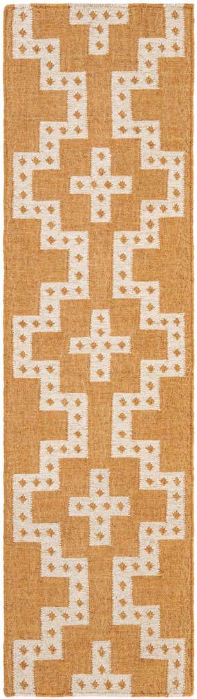 2' x 8' Hand Woven Kilim Wool Runner Rug