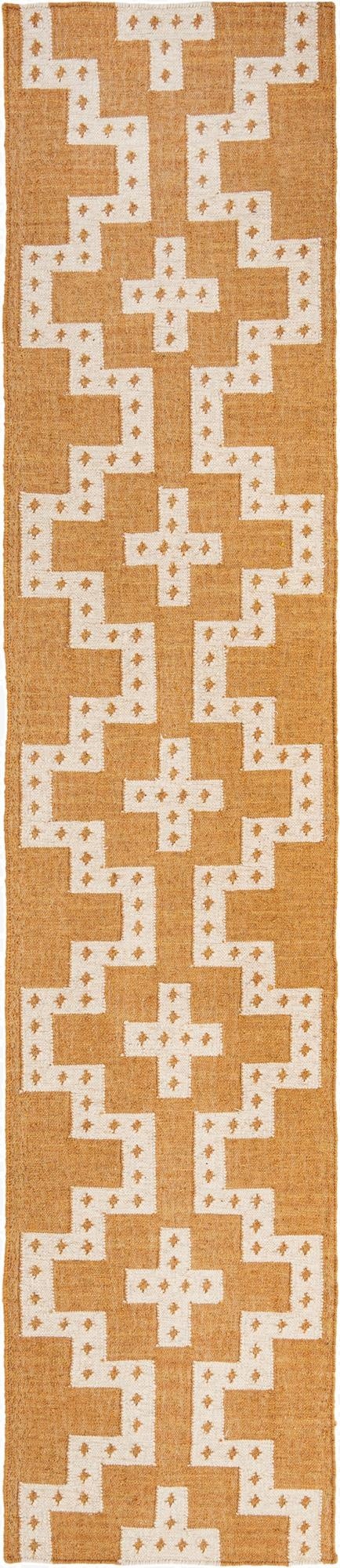 2' 7 x 12'  Hand Woven Kilim Wool Runner Rug