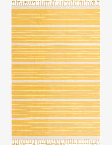 10' x 14' 1 Hand Woven Chindi Cotton Rug