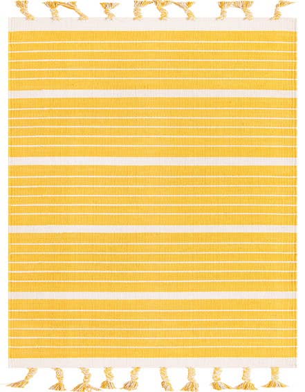 Detail image of 2' 7 x 10' Hand Woven Chindi Cotton Runner Rug