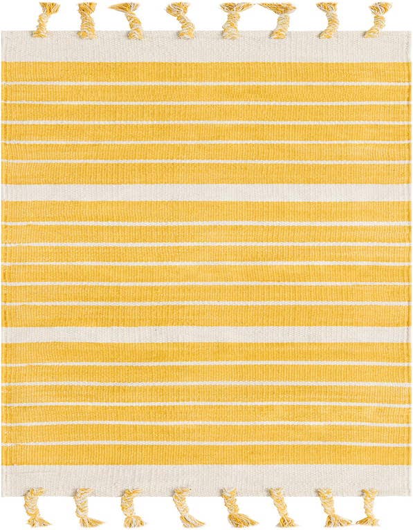 Detail image of 2' 2 x 6' 1 Hand Woven Chindi Cotton Runner Rug