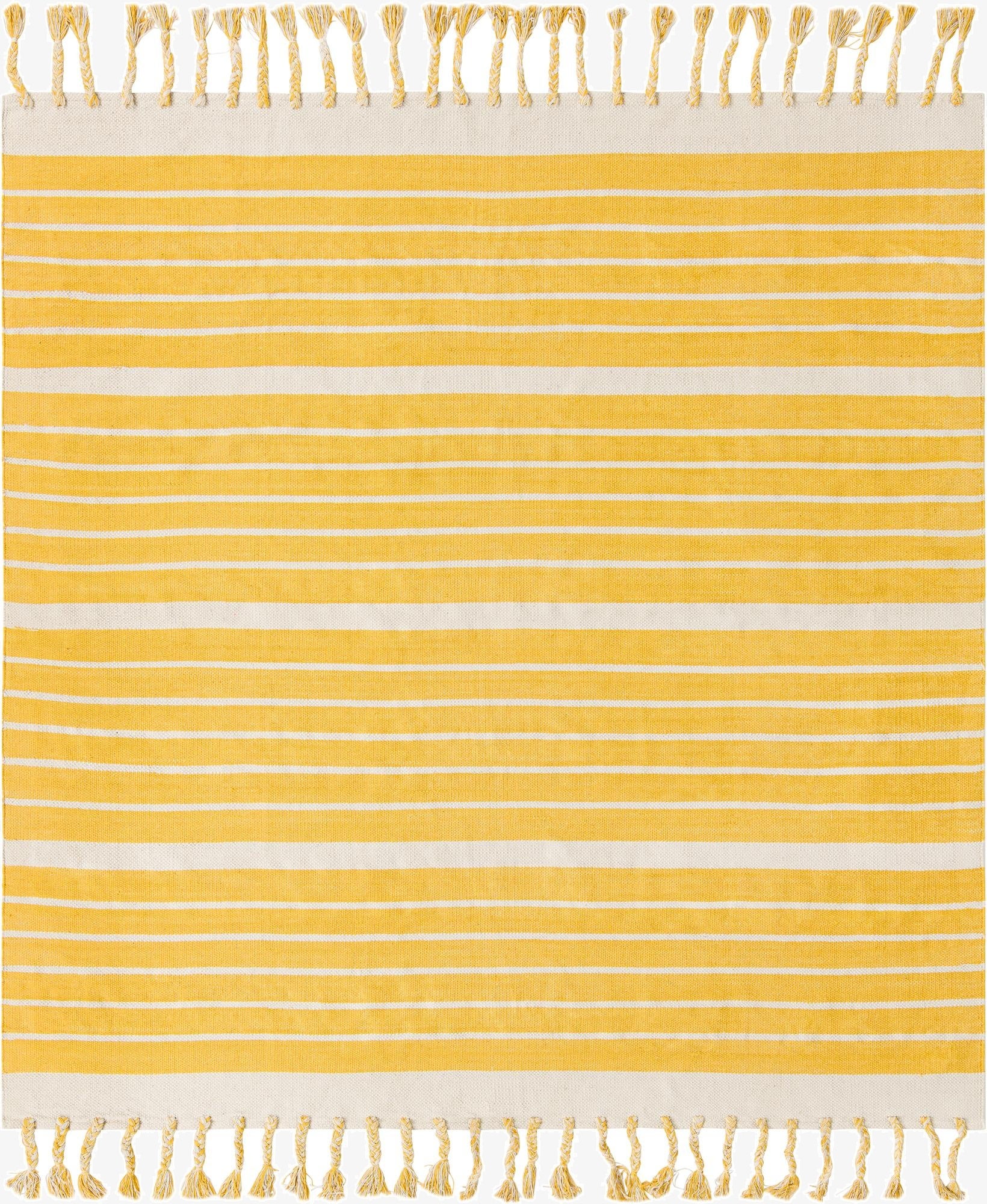 Primary image 7' 1 x 7' 1  Hand Woven Chindi Cotton Square Rug