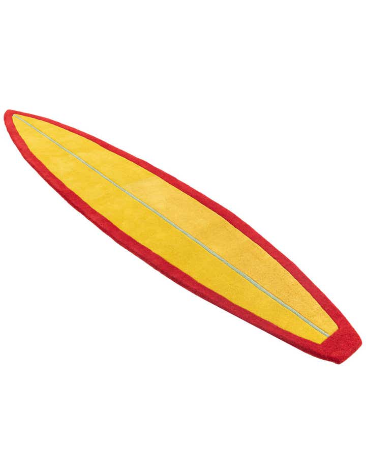 2' x 8' 10 SurfBoard Wool Freeform Rug
