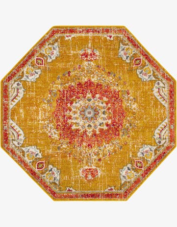 Gold Madeline Octagon Rug