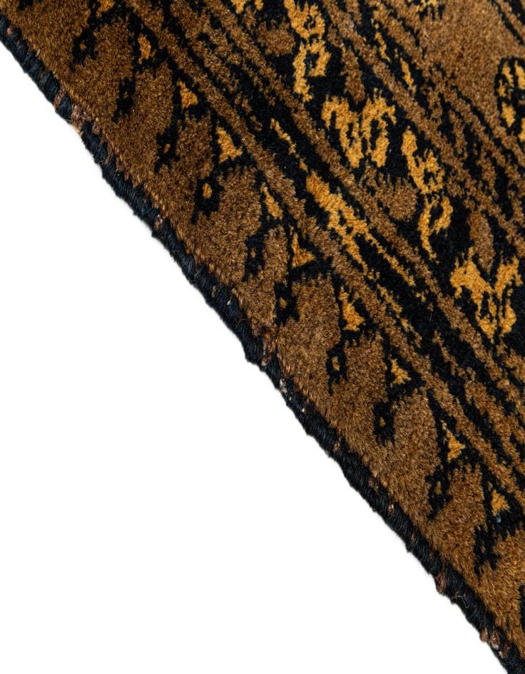 Detail image of 8' 7 x 11' 4  Hand Knotted Afghan Akhche Wool Rug