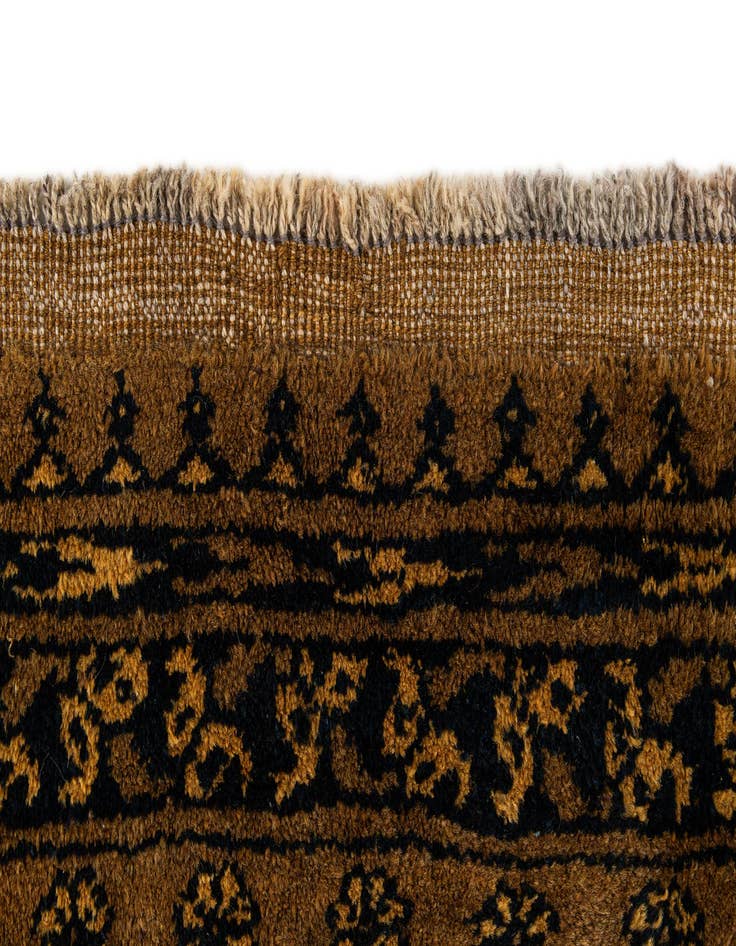 Detail image of 8' 7 x 11' 4  Hand Knotted Afghan Akhche Wool Rug