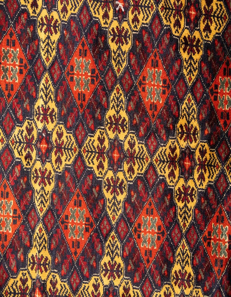 Detail image of 15' 8 x 19' 6  Hand Knotted Afghan Ersari Wool Rug