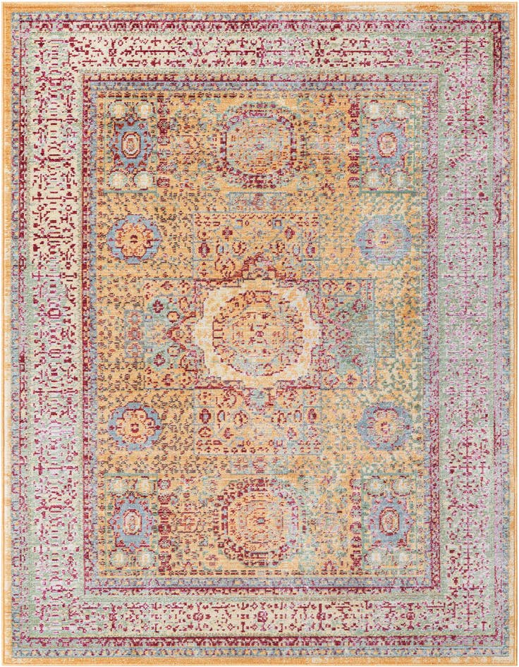 Detail image of 4' x 6' Aqua Rug
