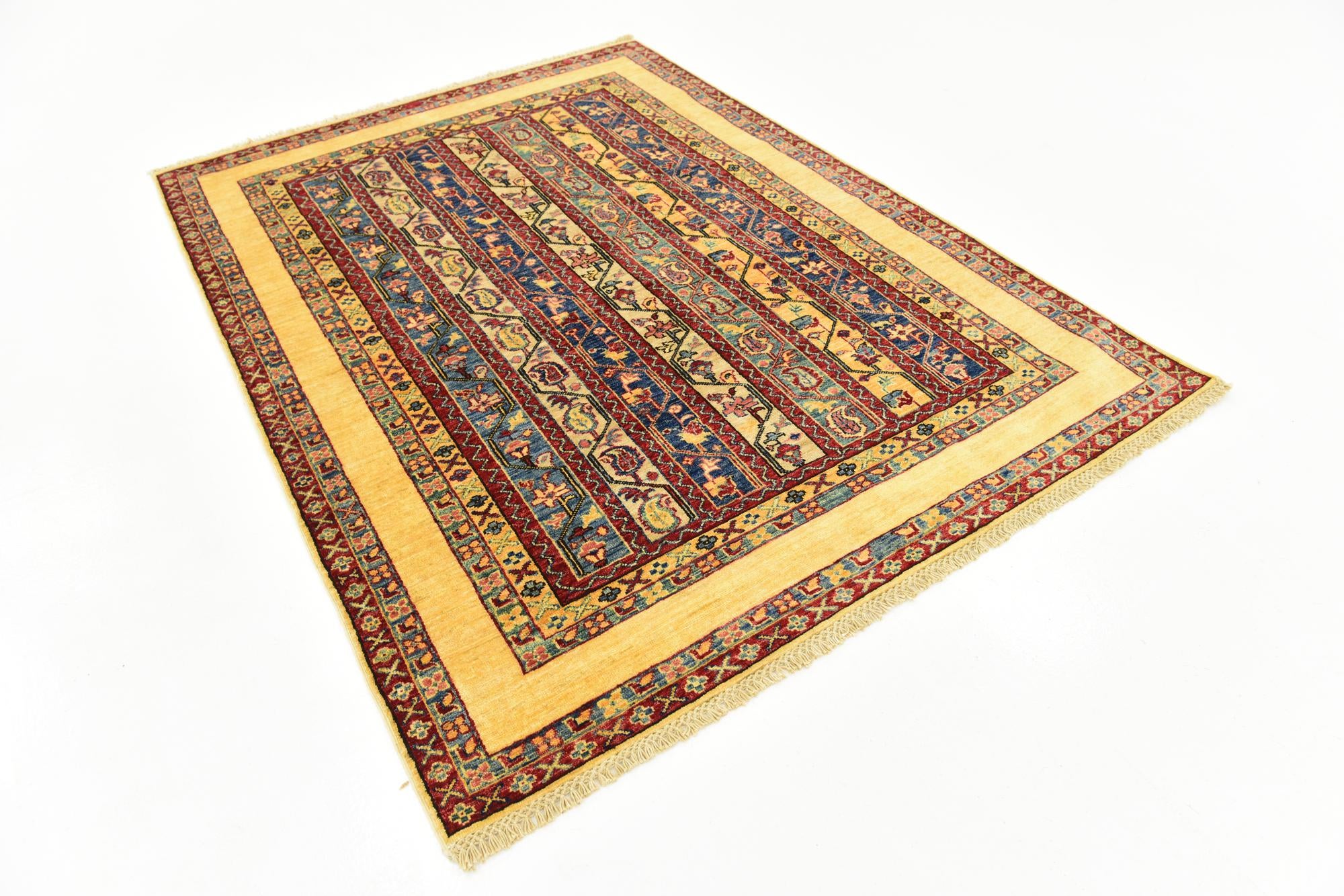 5' x 6' 9 Hand Knotted Ariana Ziegler Rug
