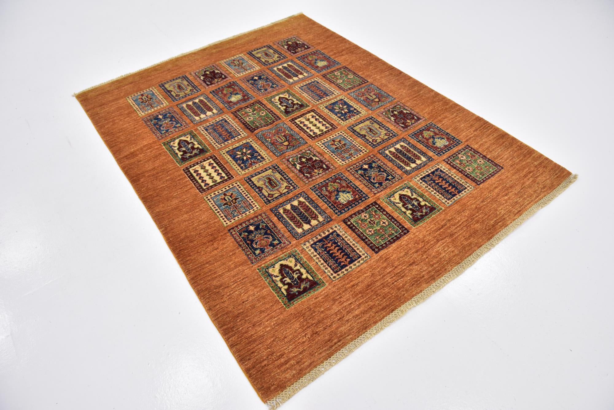 5' x 6' 4 Hand Knotted Ariana Ziegler Rug