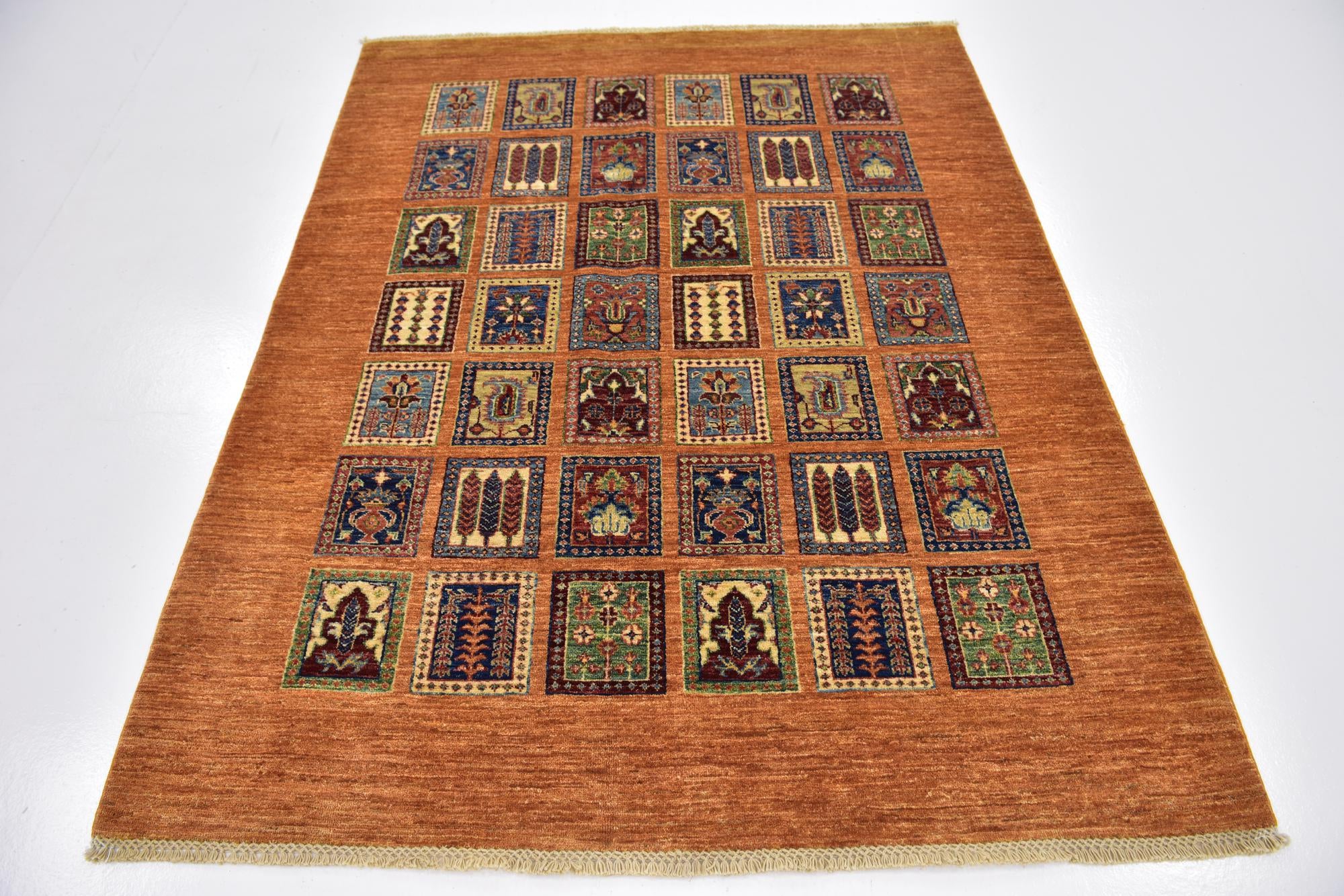 5' x 6' 4 Hand Knotted Ariana Ziegler Rug