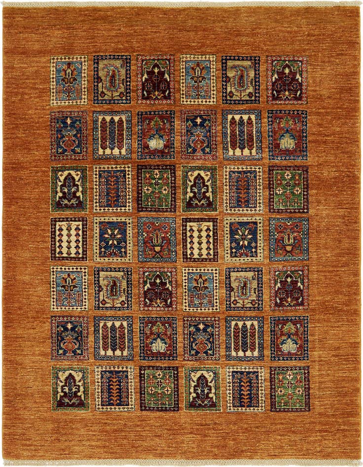 Detail image of 5' x 6' 4 Hand Knotted Ariana Ziegler Rug