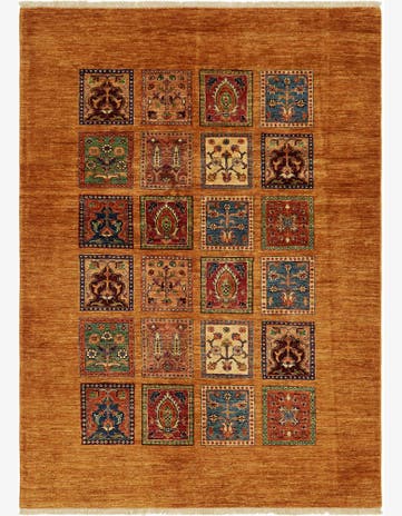 4' 9 x 6' 9 Hand Knotted Ariana Ziegler Rug