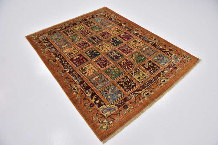 4' 10 x 6' Hand Knotted Ariana Ziegler Rug